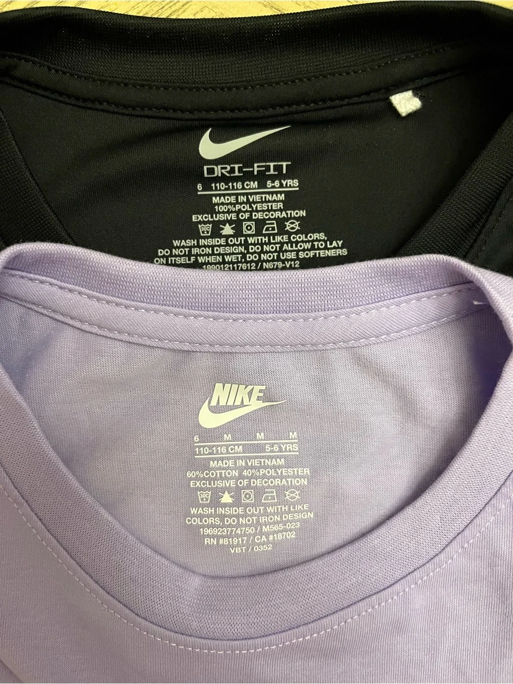 *BUNDLE* Girls Nike Short Sleeve Tees & Shorts Size 6